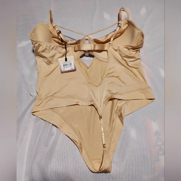 Honey Birdette Everyday Smooth Bodysuit in Toasted Almond. 40DDD NWT - Picture 3 of 5